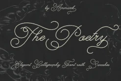 The Poetry Elegant Swash Script Font