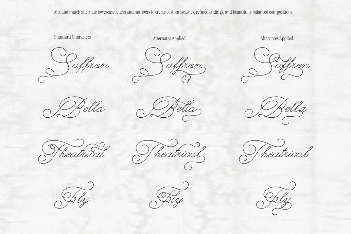 The Poetry Elegant Swash Script Font