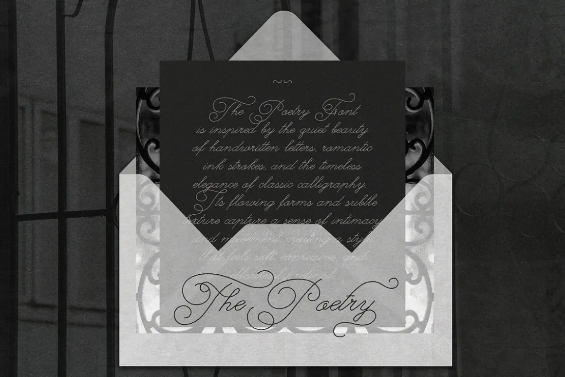 The Poetry Elegant Swash Script Font