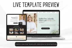 Therapist Canva Website Template