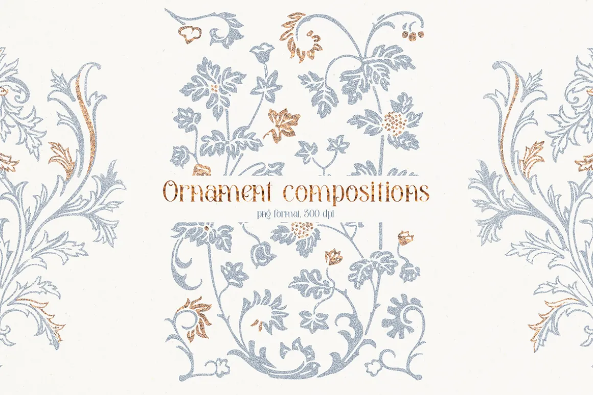 The romantic Middle Ages clipart set