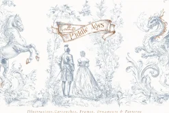 The romantic Middle Ages clipart set