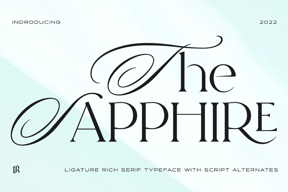 The Sapphire - A Calligraphic Serif