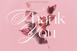 The Sapphire - A Calligraphic Serif
