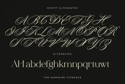 The Sapphire - A Calligraphic Serif
