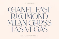 The Sapphire - A Calligraphic Serif