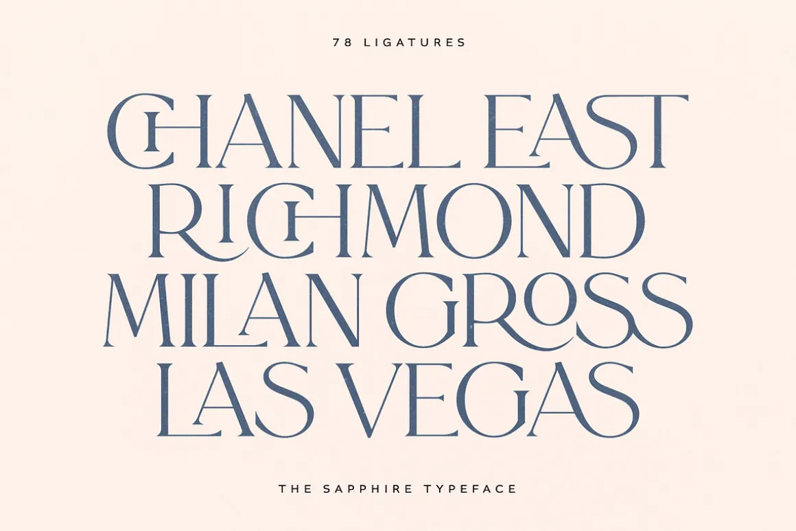 The Sapphire - A Calligraphic Serif