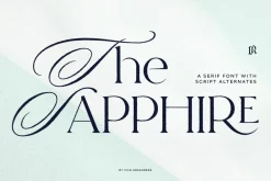 The Sapphire - A Calligraphic Serif