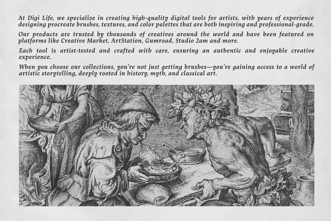 The Satyr and Peasant Procreate Kit