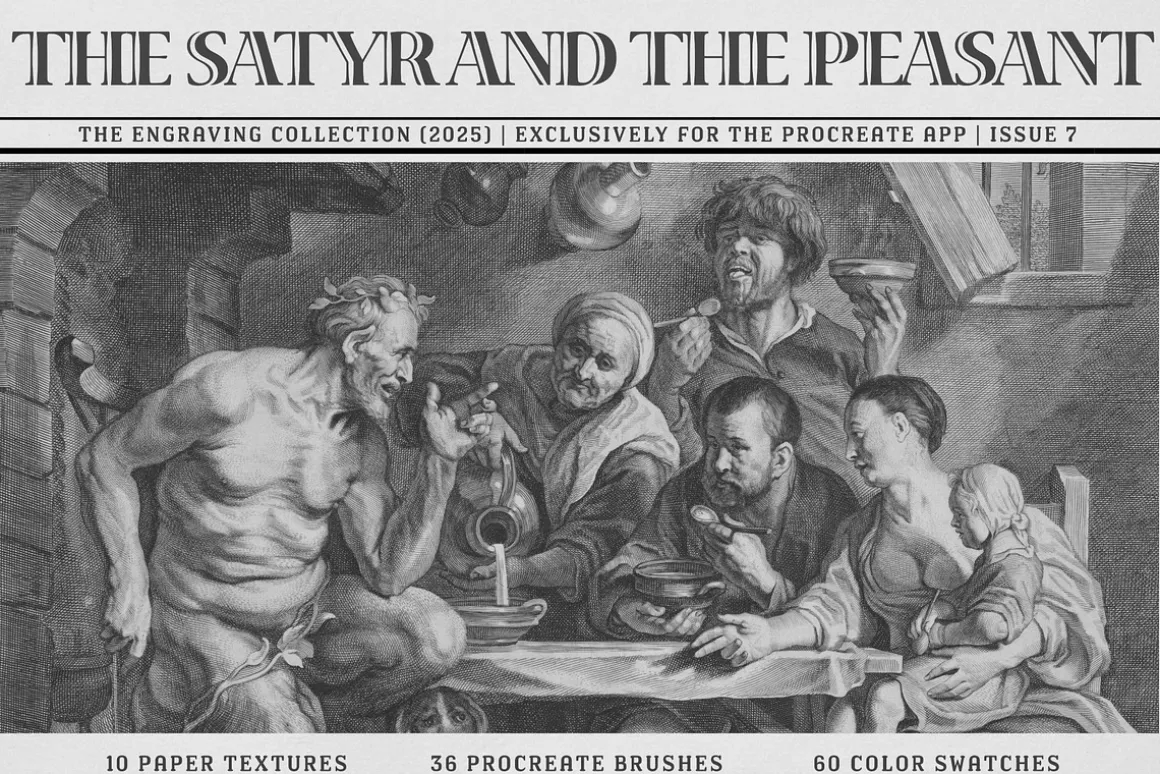 The Satyr and Peasant Procreate Kit