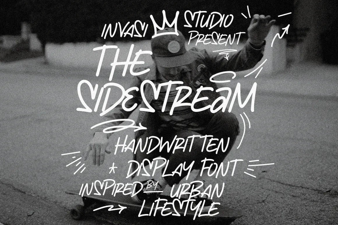 The Sidestream - Graffiti Font