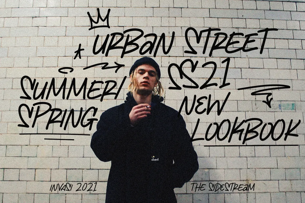 The Sidestream - Graffiti Font