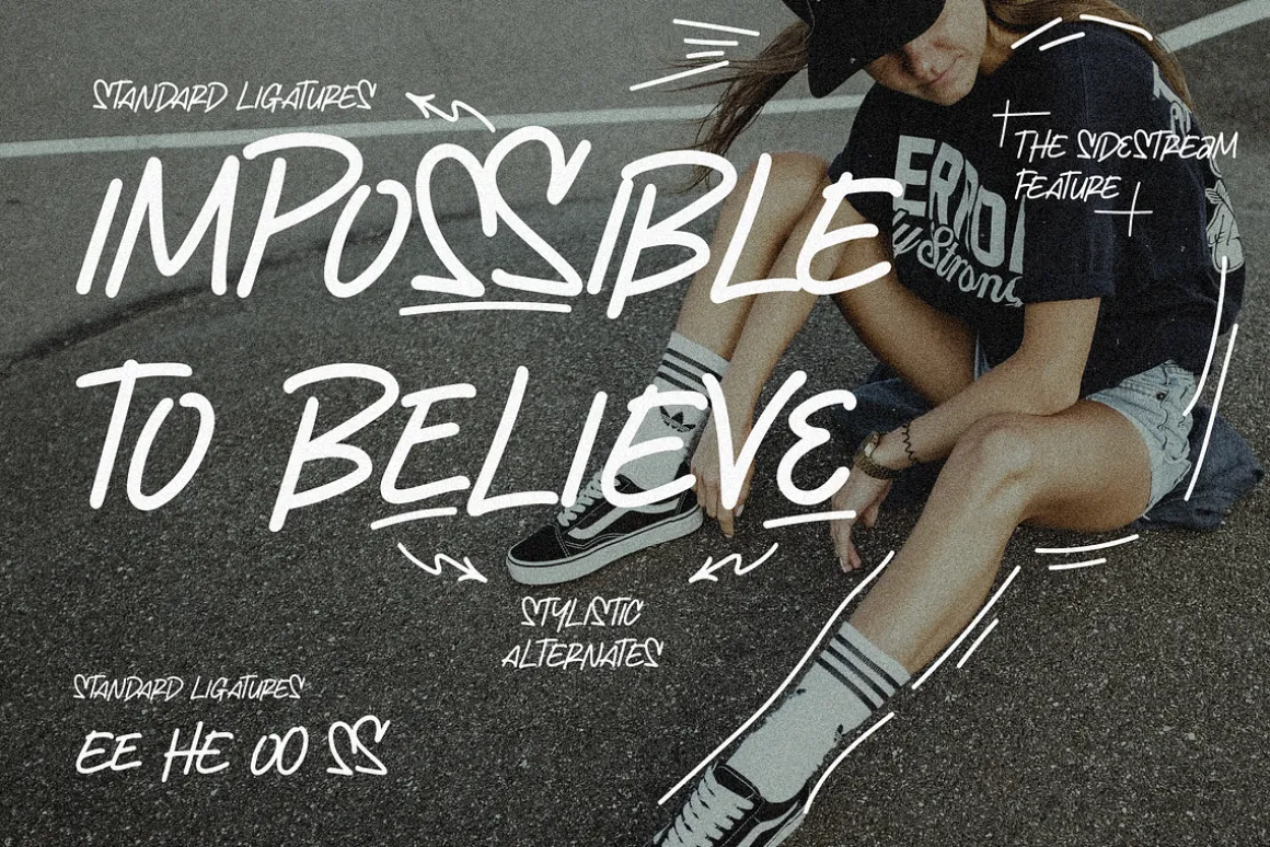 The Sidestream - Graffiti Font