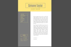 The Simone Resume Pack
