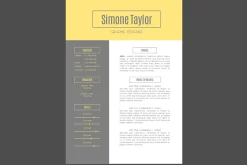 The Simone Resume Pack
