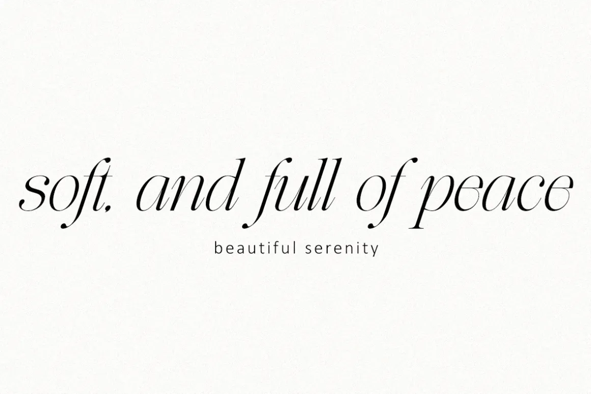 The Softly Serif