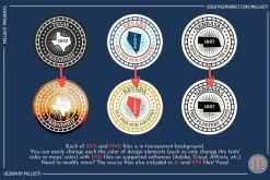 50 The United States of America SVG