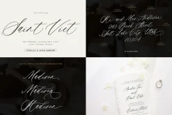 The Wedding Calligraphy Font Bundle