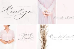 The Wedding Calligraphy Font Bundle