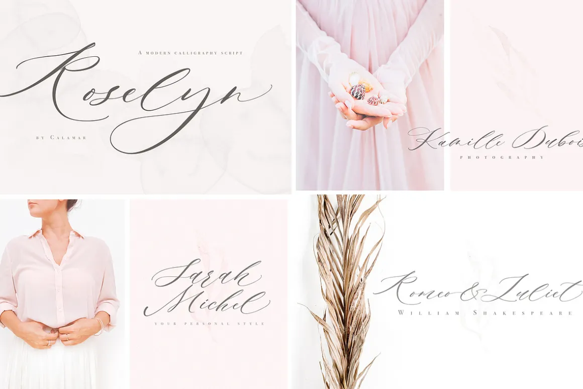The Wedding Calligraphy Font Bundle