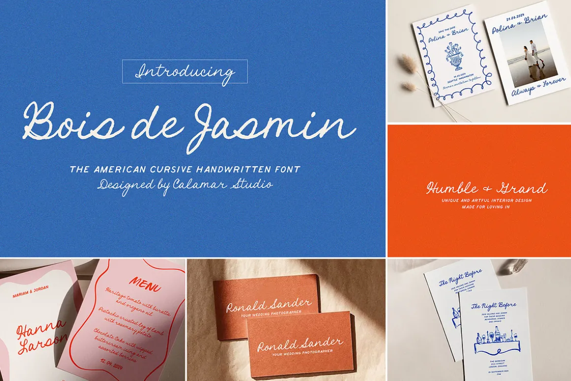 The Wedding Calligraphy Font Bundle