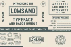 The Western Desert Font Bundle