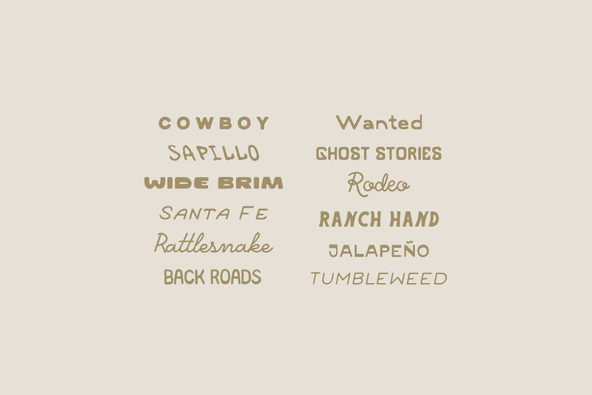 The Western Font Bundle