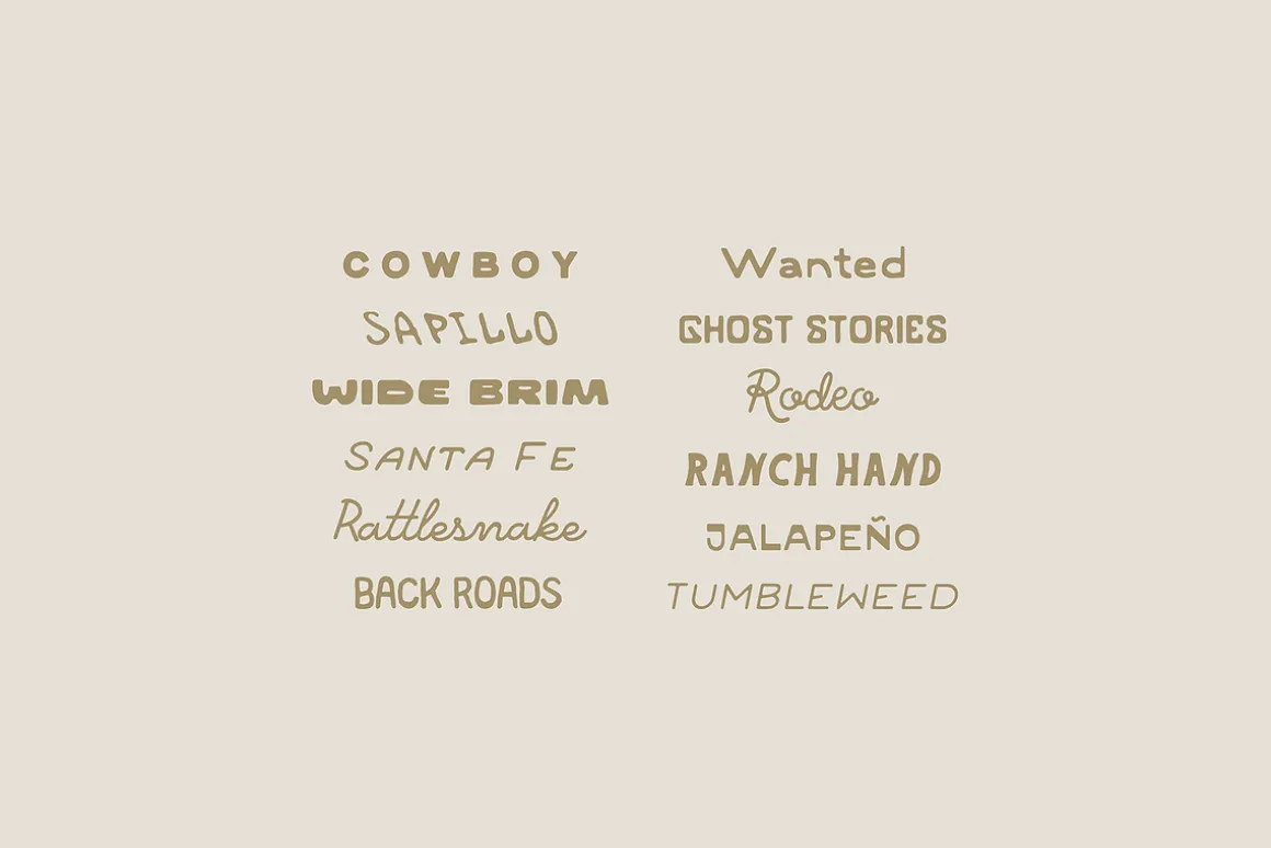The Western Font Bundle