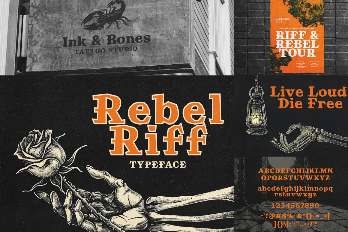 The Western Font Bundle (33 Fonts!)