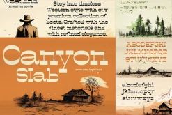 The Western Font Bundle (33 Fonts!)