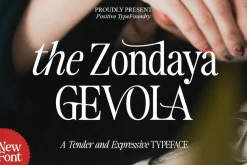 The zondaya Gevola | 30 Font