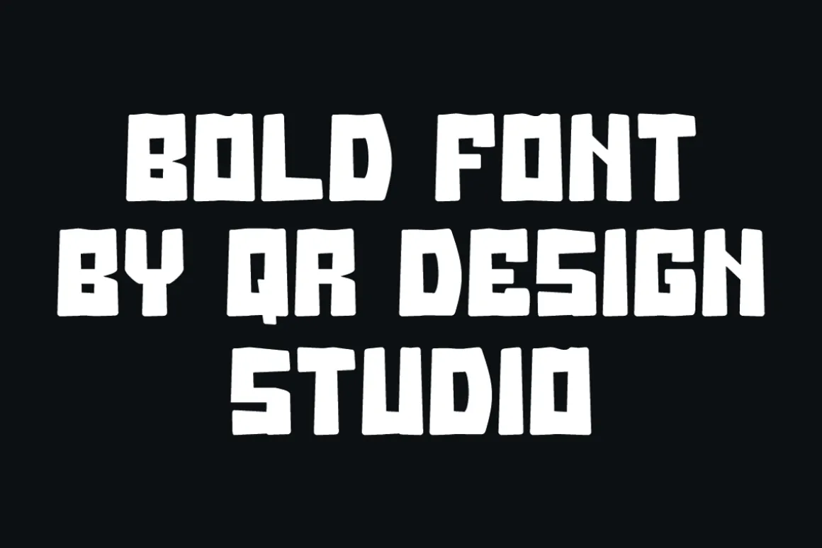 Thick Gazone - Rounded Font
