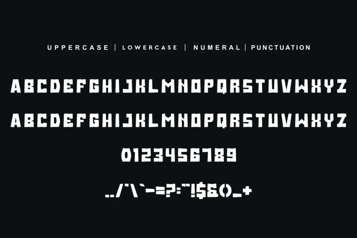 Thick Gazone - Rounded Font