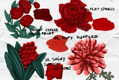Thick paint Procreate brushes