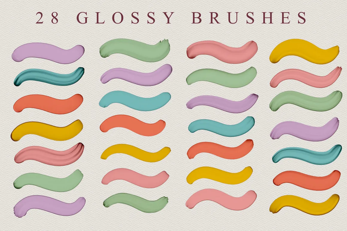 197 Thick Paint Procreate Brushes