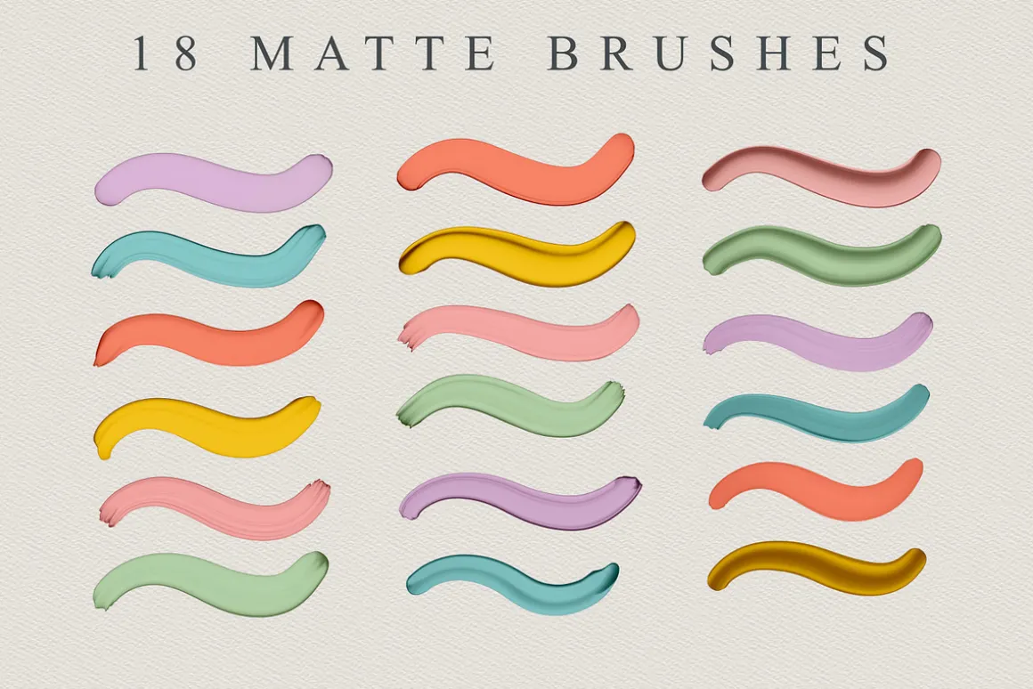 197 Thick Paint Procreate Brushes