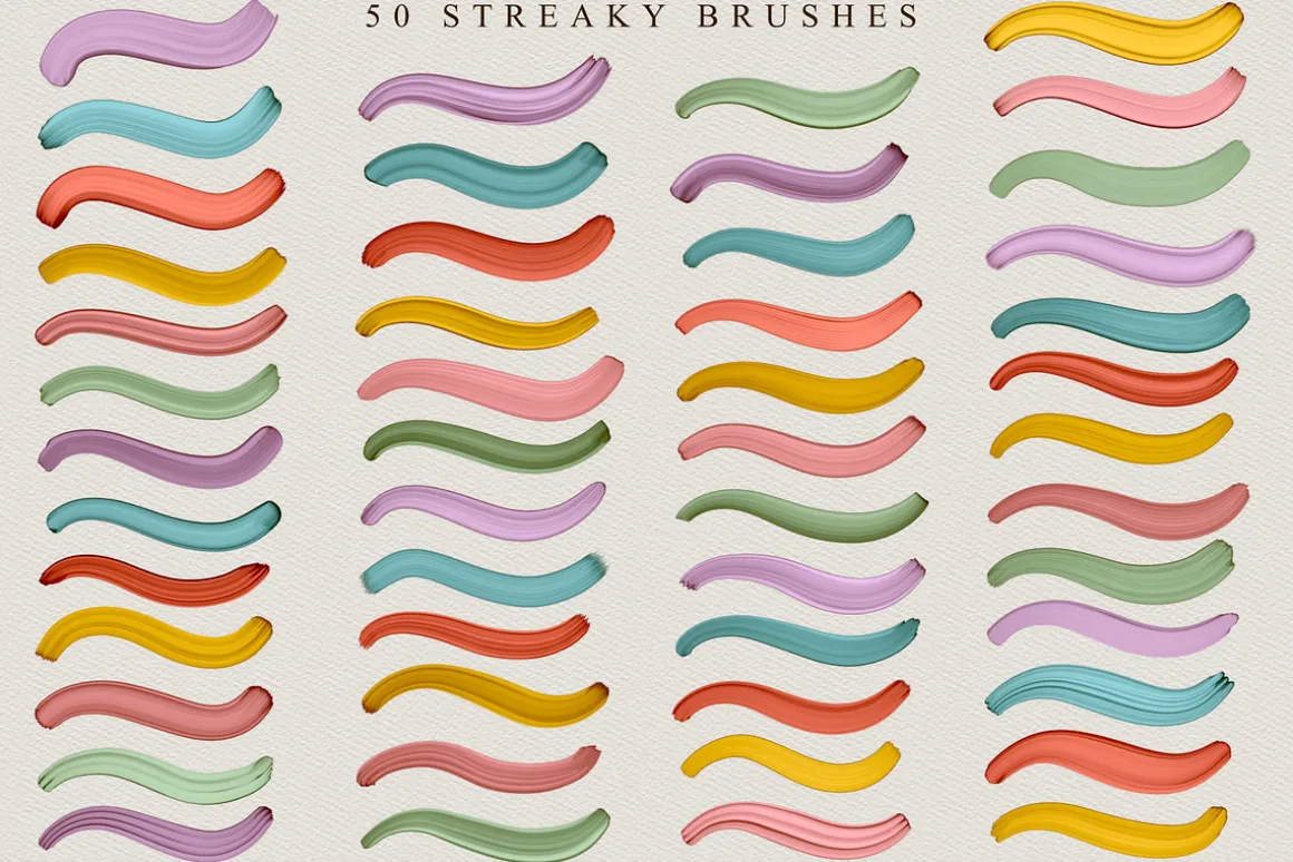 197 Thick Paint Procreate Brushes