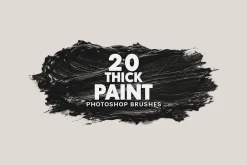 Thick Paint Strokes Brushes