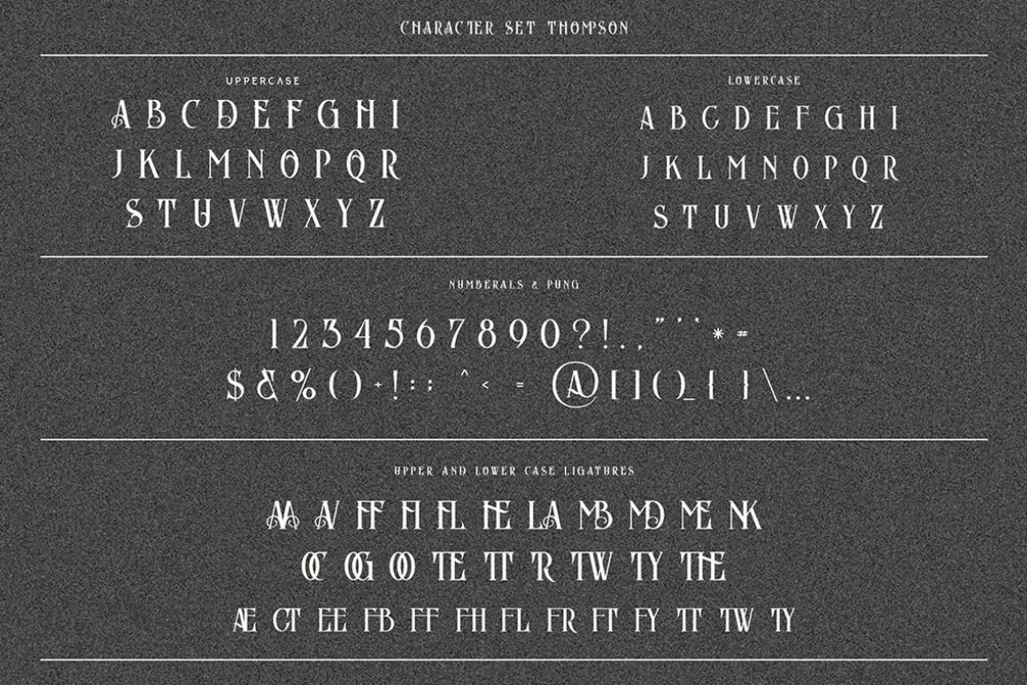 Thompson Vintage Font