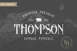 Thompson Vintage Font