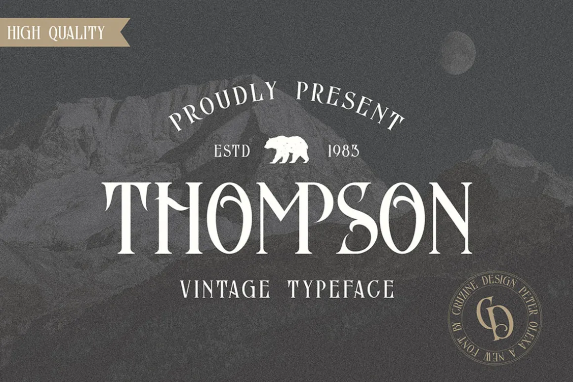 Thompson Vintage Font