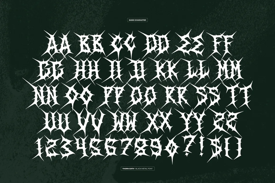 Thorn Oath | Black Metal Font