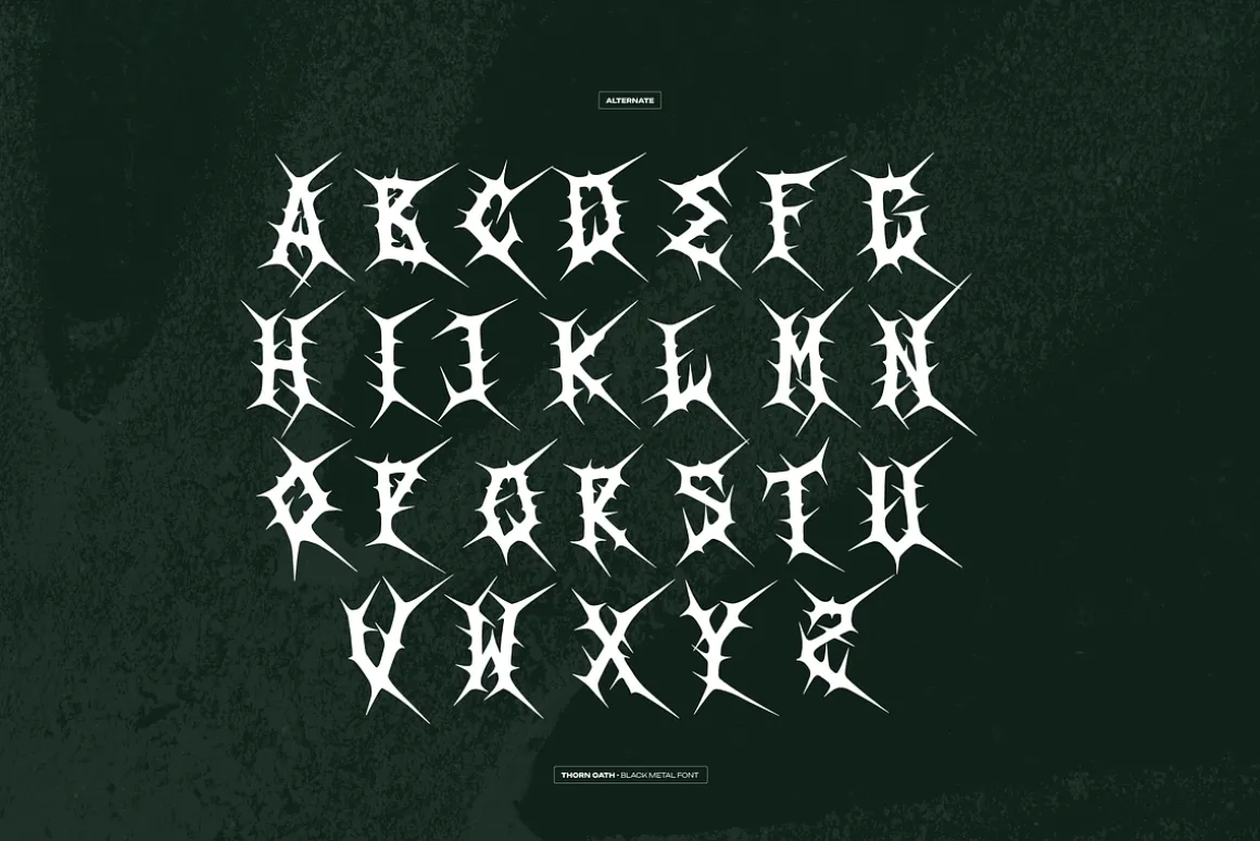 Thorn Oath | Black Metal Font