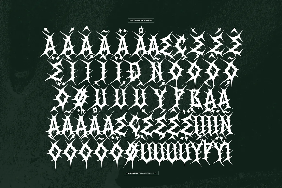 Thorn Oath | Black Metal Font