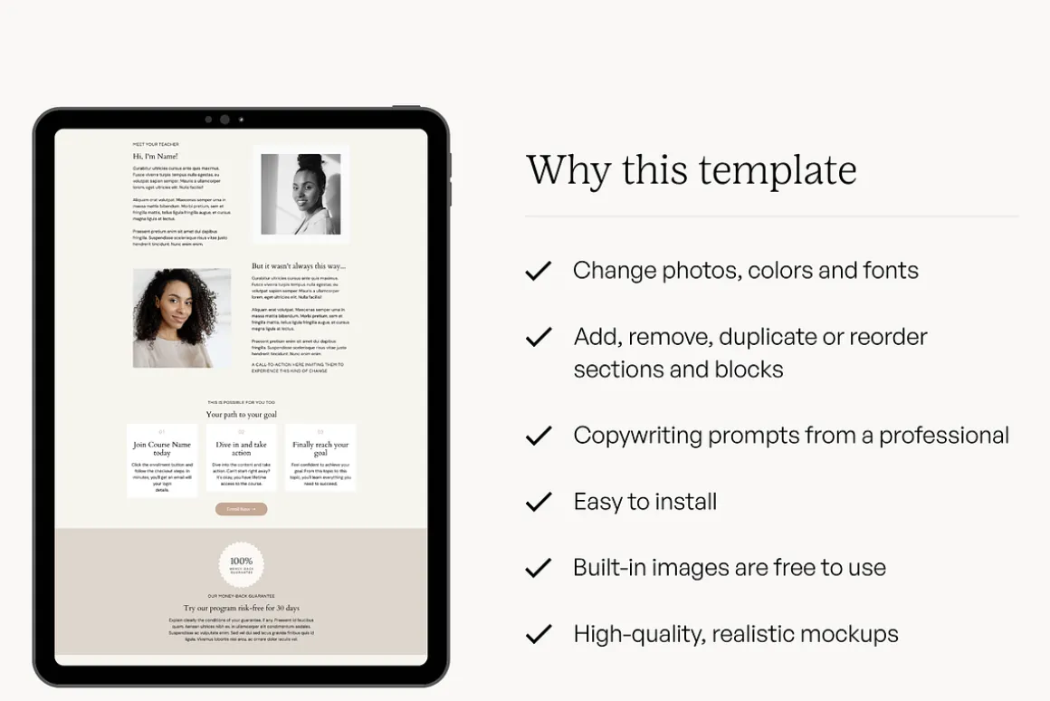 ThriveCart Sales Page Template