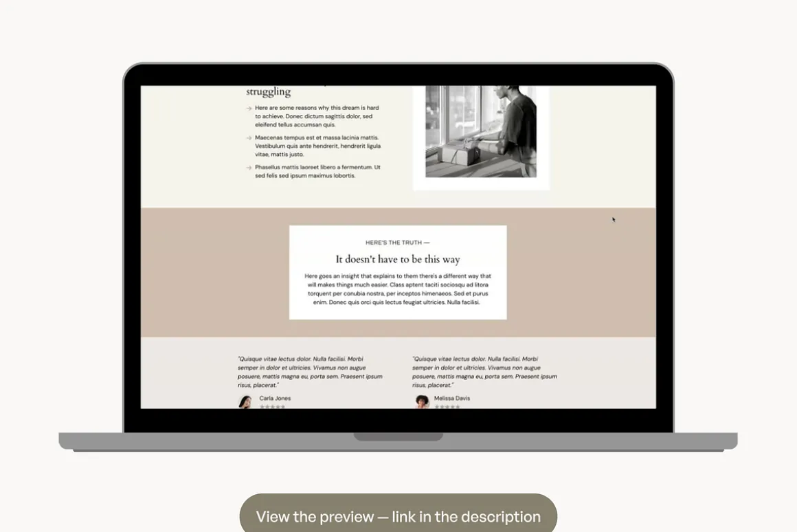 ThriveCart Sales Page Template