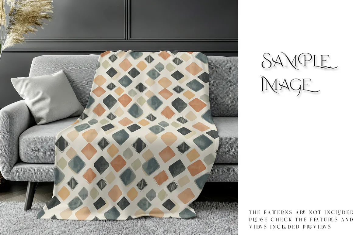 Throw Blanket Mockups