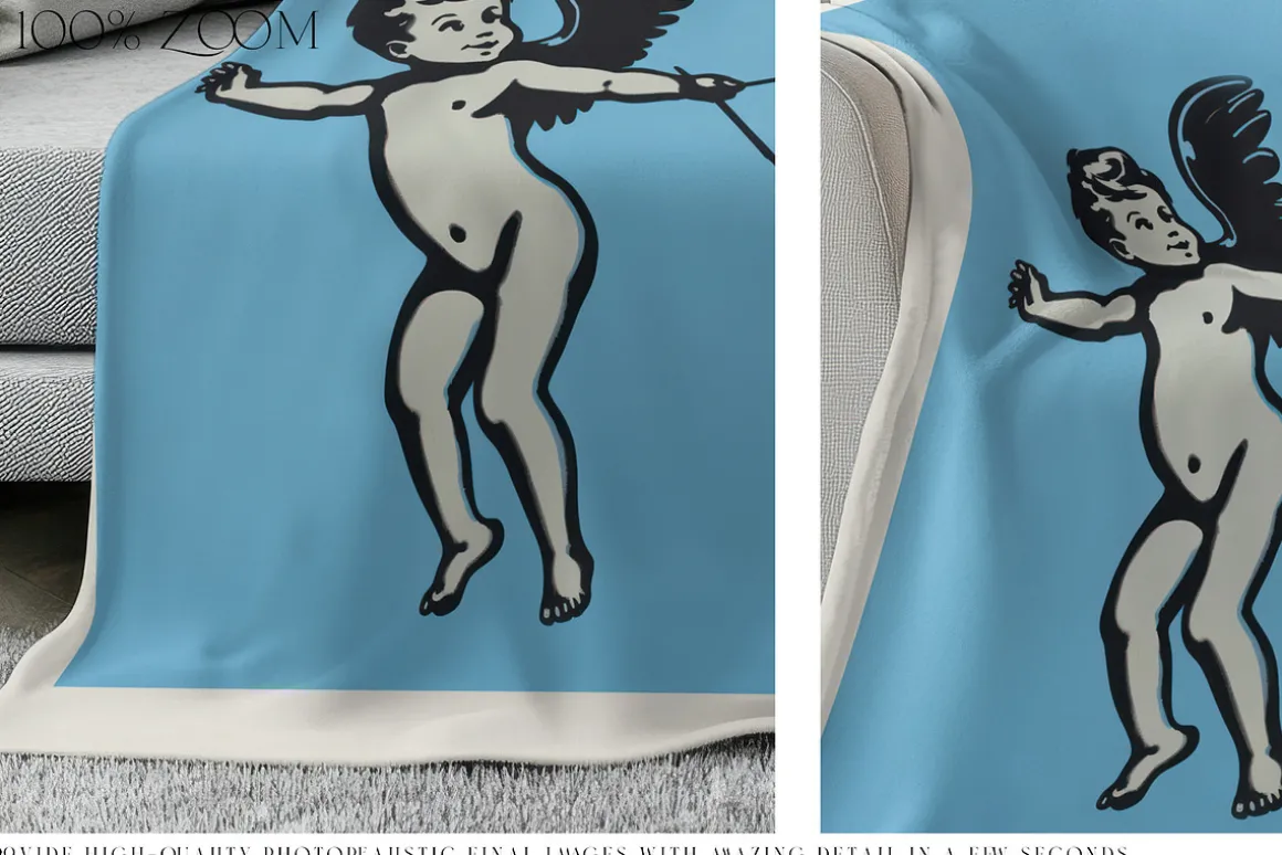 Throw Blanket Mockups