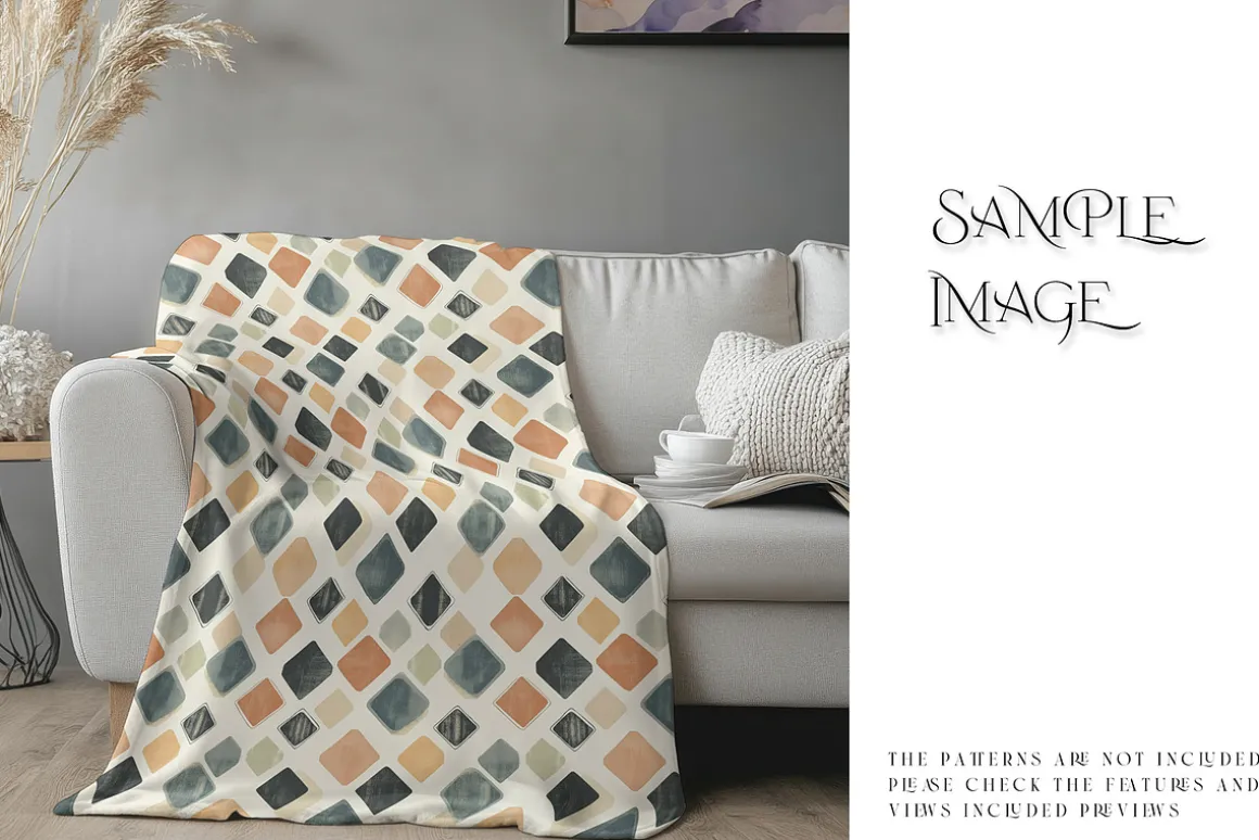 Throw Blanket Mockups