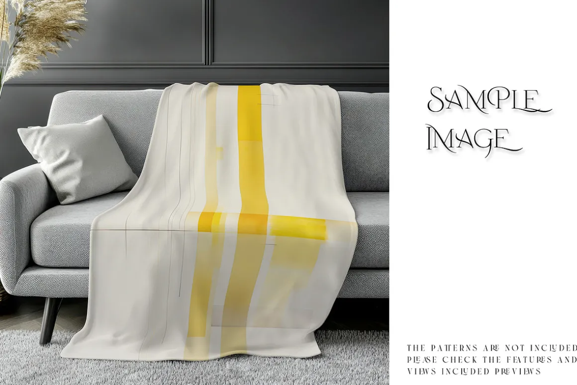 Throw Blanket Mockups